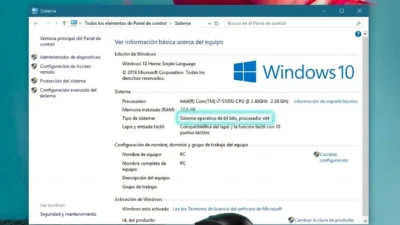 Ilustración moderna sobre consulta y verificación de la versión del sistema operativo en una computadora
